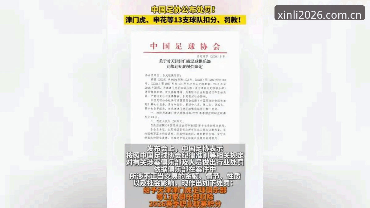 新利娱乐平台官网 足协第三批禁足名单详解:17人终身禁赛,48人受罚